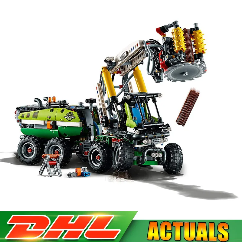 

Compatible LegoINGlys 42080 Lepin 20083 Technic Series Forest Harvester Forest Machine Buidling Model Blocks Bricks Kids Toys