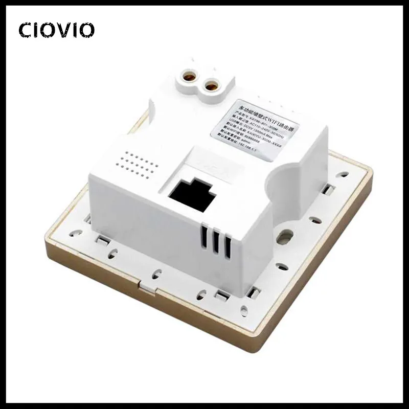 Home Smart Wall Socket Panel WiFi Router Repeater Home Intelligent Wireless Wifi Wall SocketsWhite
