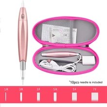 Перманентный макияж машина для бровей губ подводка для глаз татуировки роторная ручка Мощный Тихий мотор поставка с картриджными иглами