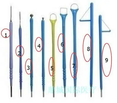 

5pcs Leep cutter head gynecology knife knife head electric knife pen negative plate electric knife abdominal muscle board