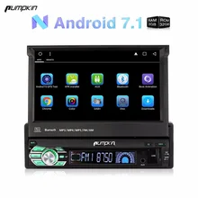 Wholesale! 1 Din 7”Android 7.1 Car DVD Player GPS Navigation Quad Core Car Stereo DAB+ Wifi 3G Bluetooth FM Rds Radio Headunit