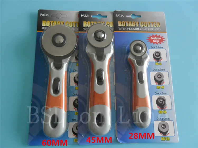 

Free shipping!!!28mm rotary cutter 2pcs/Lot Ugyen Hop steel SKS-7 with blister packing with 5PCS BALDES