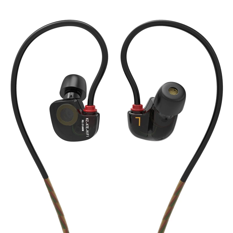

Original KZ ATES In Ear Earhook Earphone High Quality HIFI Sport In-ear Headphone Earbud Auricular With Microphone