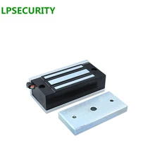 LPSECURITY Electronic Door Lock Mini Magnetic Locks 60KG DC 12VDC 24VDC 100LBS EM Lock Access Control Electromagnetic Lock