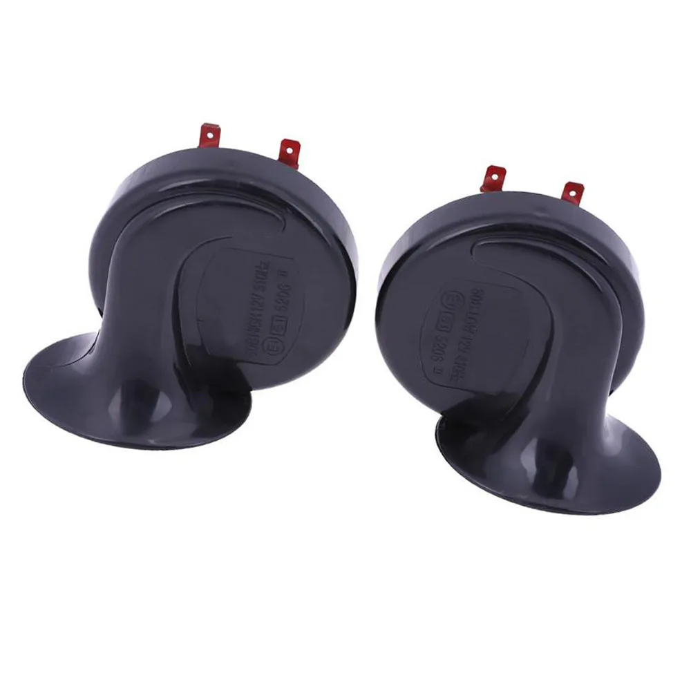 

A pair of Motorcycle 12V Loud Dual Tone Snail Horn 115dB Waterproof Modified Whistle