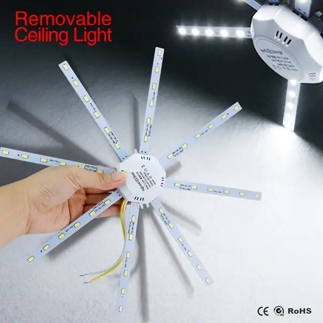 Led Ceiling Lamp Smd5730 12w 16w 20w 24w Ac220v Led Light Board Octopus Light Replace Ceiling Lamps Lighting Source Energy Save