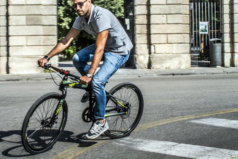 Clearance The new 26-inch aluminum alloy folding mountain bike transmission disc folding bike 0