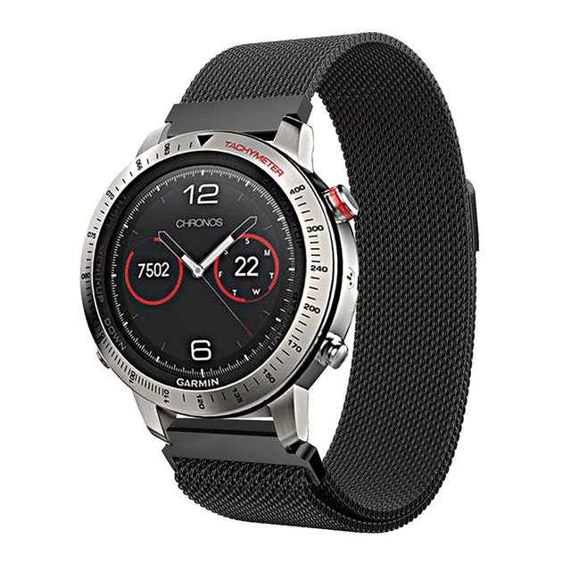 For Garmin Fenix Chronos Watchband Replacement Luxury Milanese Bracelet Wrist Belt Watch Strap Garmin Fenix Chronos Straps - Watchbands - AliExpress