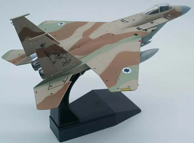 

1/100 Scale Israel Air Force IAF F-15 Military Eagle Fighter Diecast Metal Plane Model Toy For Kids Gift Toys Collection