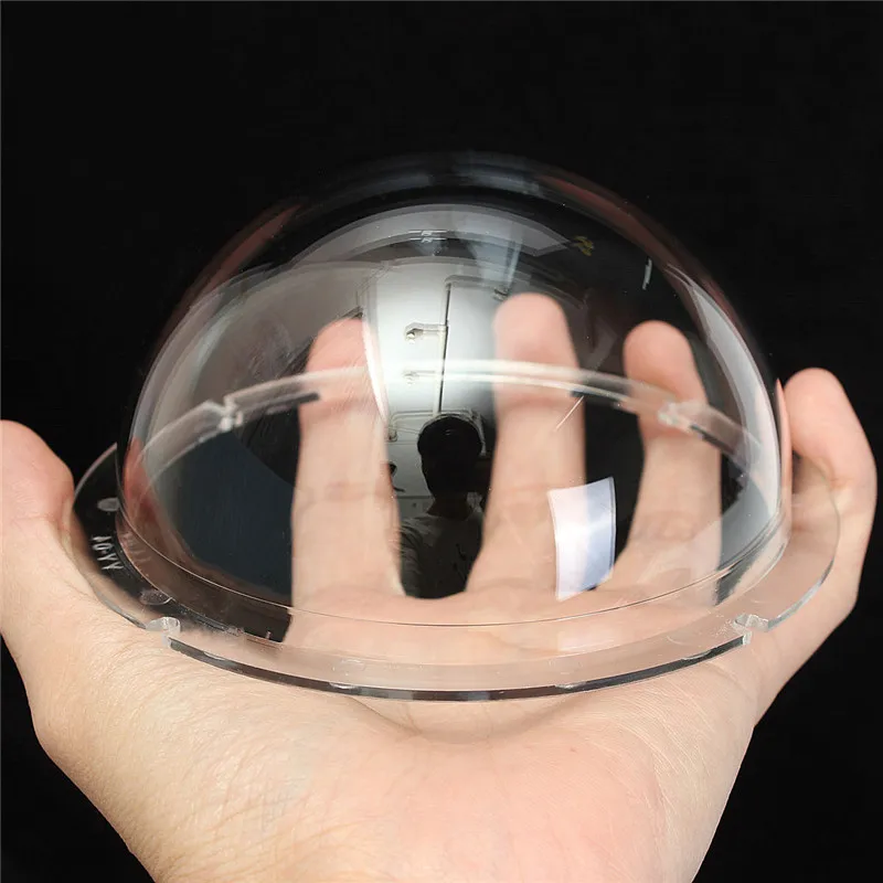 Transparent 4 Inch Indoor Outdoor CCTV Replacement Acrylic Clear Camera Dome Protector Housing