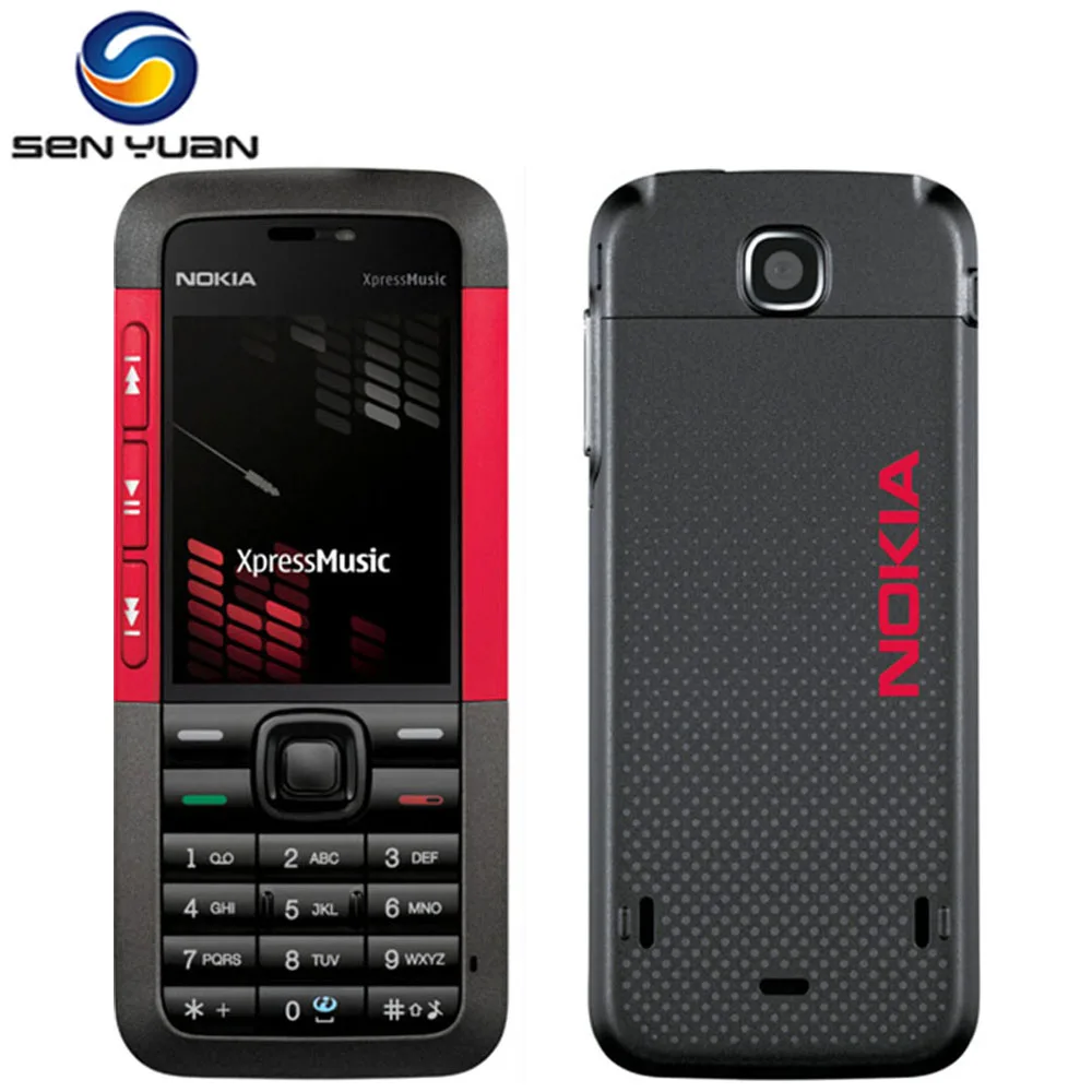 

Original Unlocked Nokia 5310 XpressMusic Bluetooth Java MP3 Player Support Russian Keyboard Refurbished Phone Free Shipping