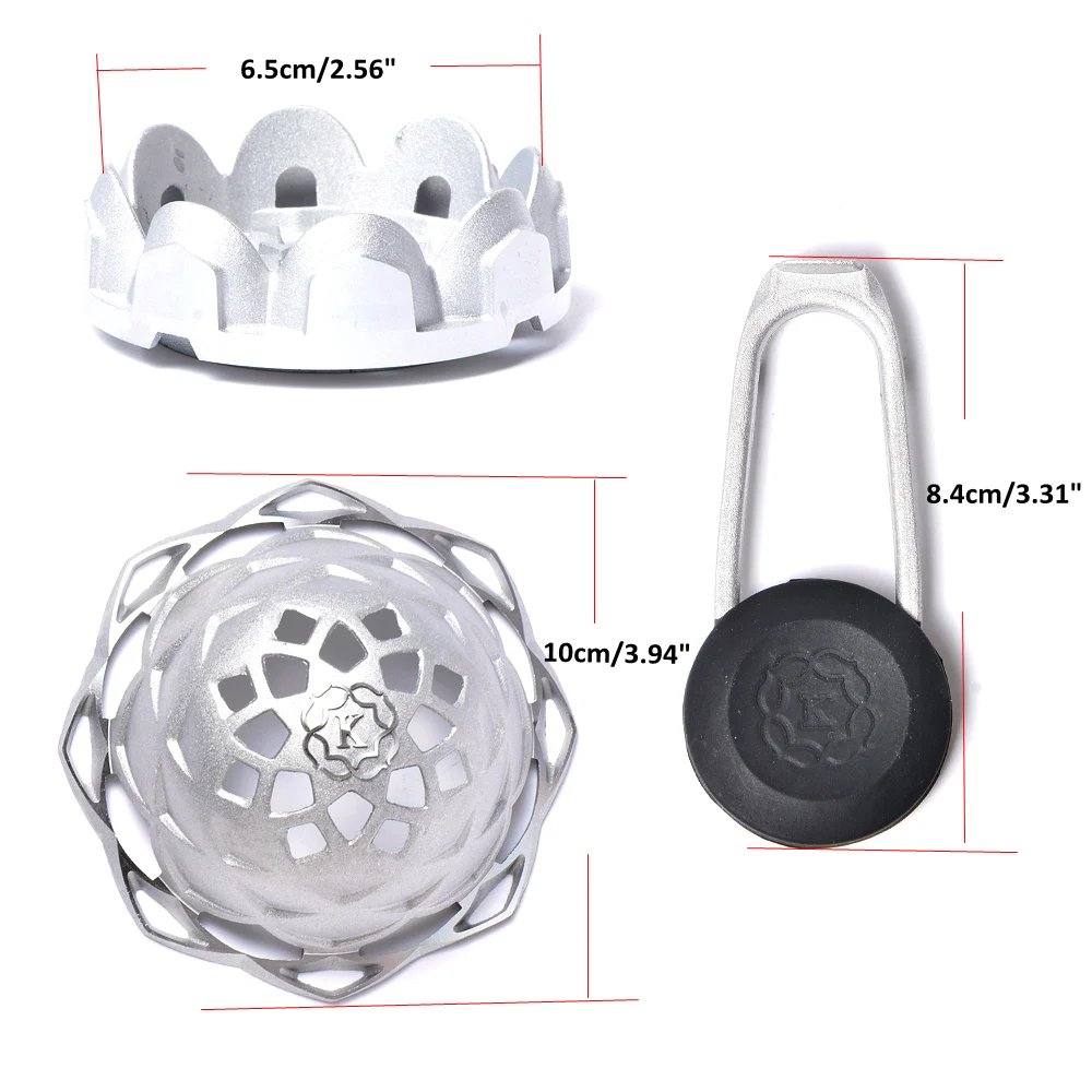 Матовый серый Kaloud лотоса уголь для кальяна держатель Nargile сиша Chichas Narguile