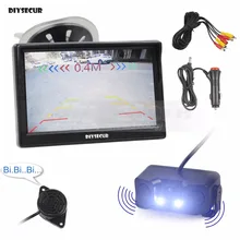 DIYSECUR 5 Inch TFT LCD Display Car Monitor Waterproof Video Parking font b Radar b font