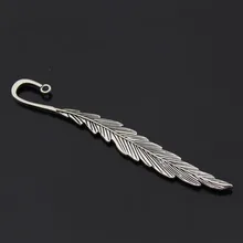 5 шт. Ретро металлический кулон Листья Закладка стиль Книга Держатель закладки персонализированные тибетские тона покрытые Подвески линии