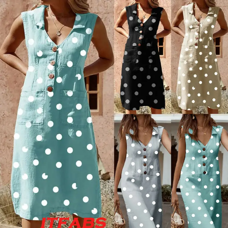 

Womens Summer Pullover Plain Baggy T-Shirt Dress Tops Ladies Sundress Size 10-16