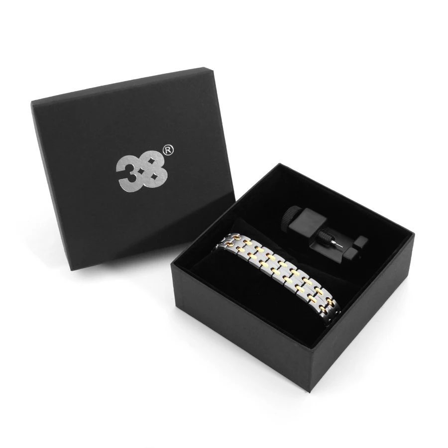 8008 silver-gold energy bracelet 1