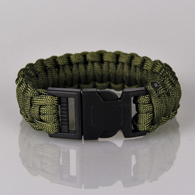 Fashion Kit Military Emergency Paracord Bracelets For Men Women Fashion Kit Military Emergency Paracord Bracelets For Men Women Parachute Cord Survival Bracelet Male Braided Jewelry Multicolor In Charm From