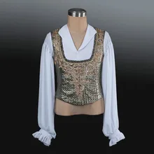 Человек/мужской танец пальто для конкурса Для мужчин верхняя одежда для Балетные костюмы Производительность мальчика танцевальные костюмы шифоновыми рукавами m004