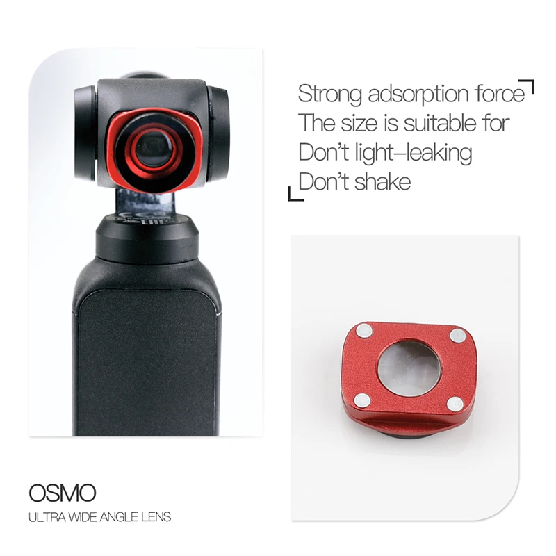 big Wide-angle lens filter Magnetic adsorption mounts for dji osmo Pocket camera Handheld gimbal Accessories 1 (6)
