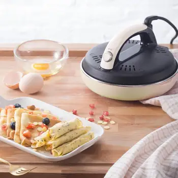 

220V Electric Crepe Maker Pizza spring roll Machine Pancake Machine baking pan Cake maker Nonstick Griddle kitchen cooking tools