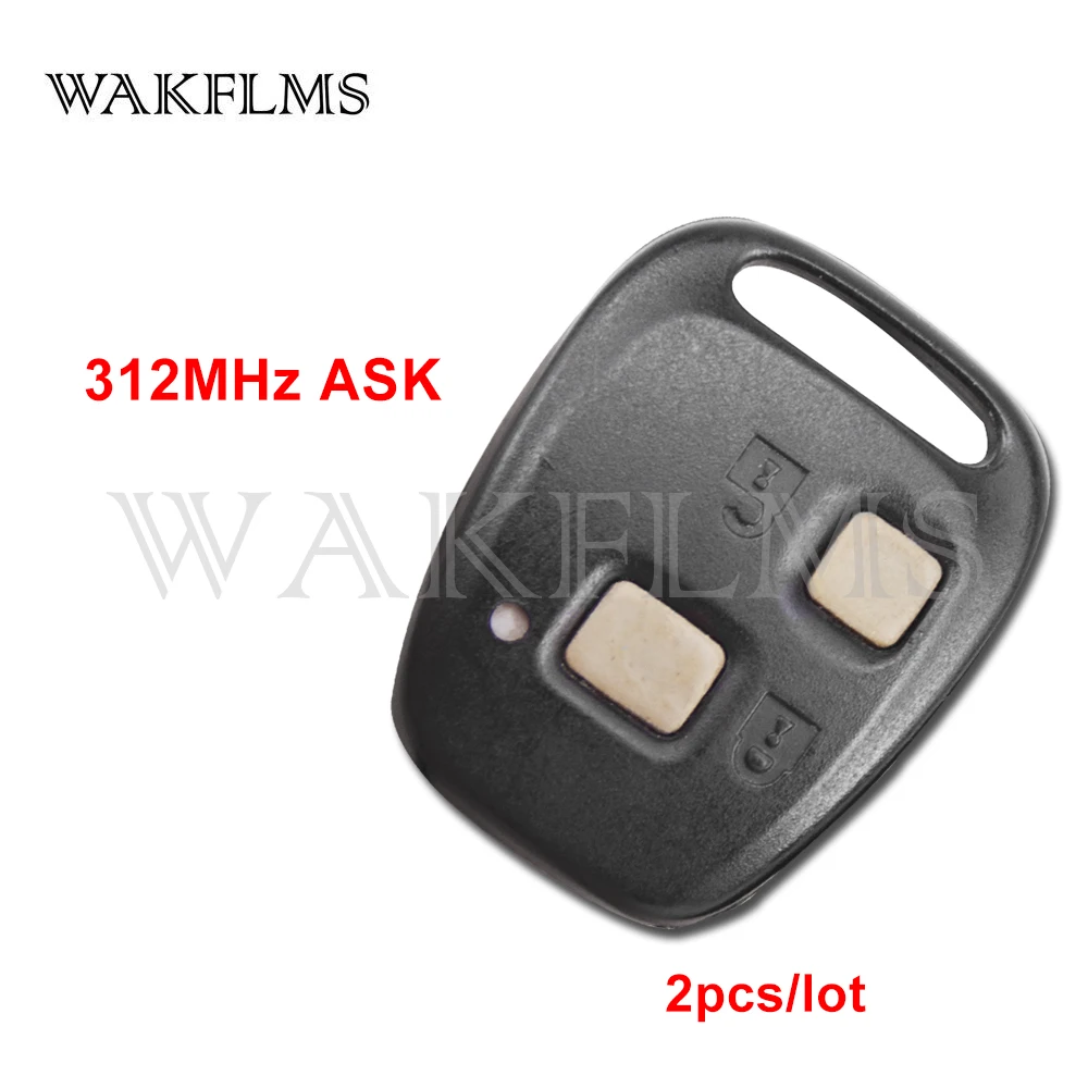 

2 pcs/lot OEM Used 2 Buttons Remote Key Fob Replacement For Daihatsu 312MHz ASK No Chip Genuine Version