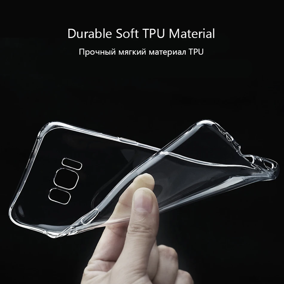 Чехол для samsung Galaxy Note 9 8 10 S9 S8 S10 плюс Capinhas прозрачный мягкий силиконовый чехол из ТПУ для samsung S9 S8 Note10 A30 A50 S7 S6