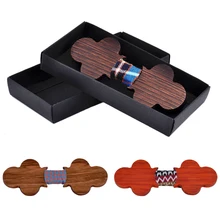 Классический Благородный деревянный лук галстуки для мужчин свадебные костюмы деревянная бабочка-бабочка форма Bowknots