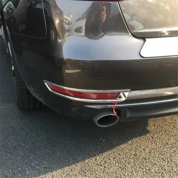 

WELKINRY car auto cover For Audi A4 B9/8W 2016 2017 2018 2019 ABS chrome rear tail fog lamp light trim
