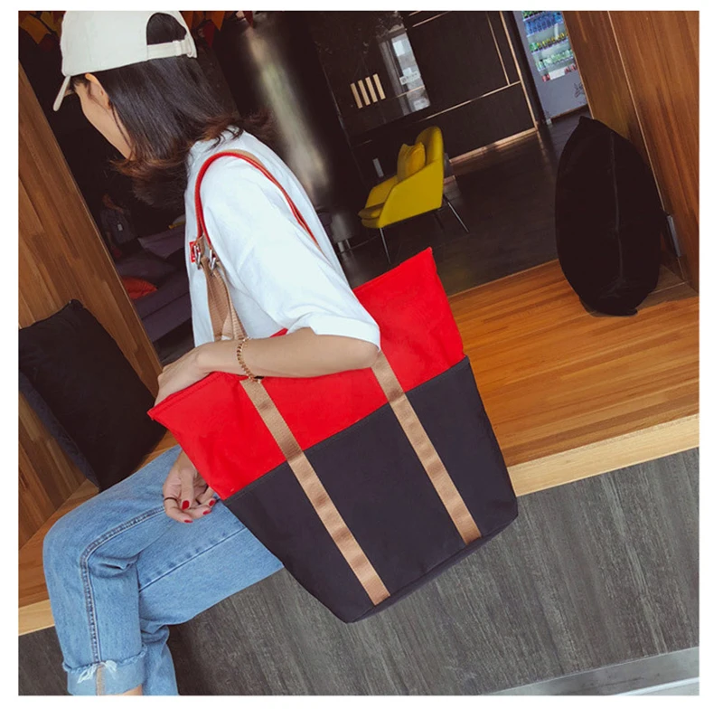 Модные Дизайн Для женщин Дорожная сумка большая Ёмкость стороны нейлон Чемодан дорожные сумки женские многофункциональный путешествия