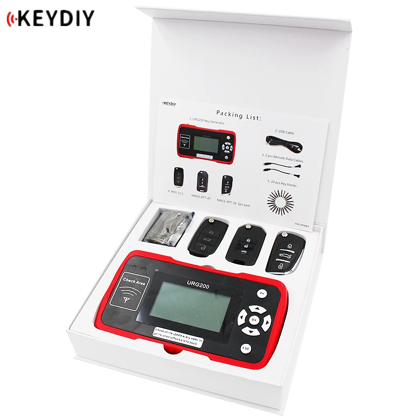 

Keydiy URG200 Remote Maker Best Tool for Remote Control World with 1000 Tokens Replacement of KD900