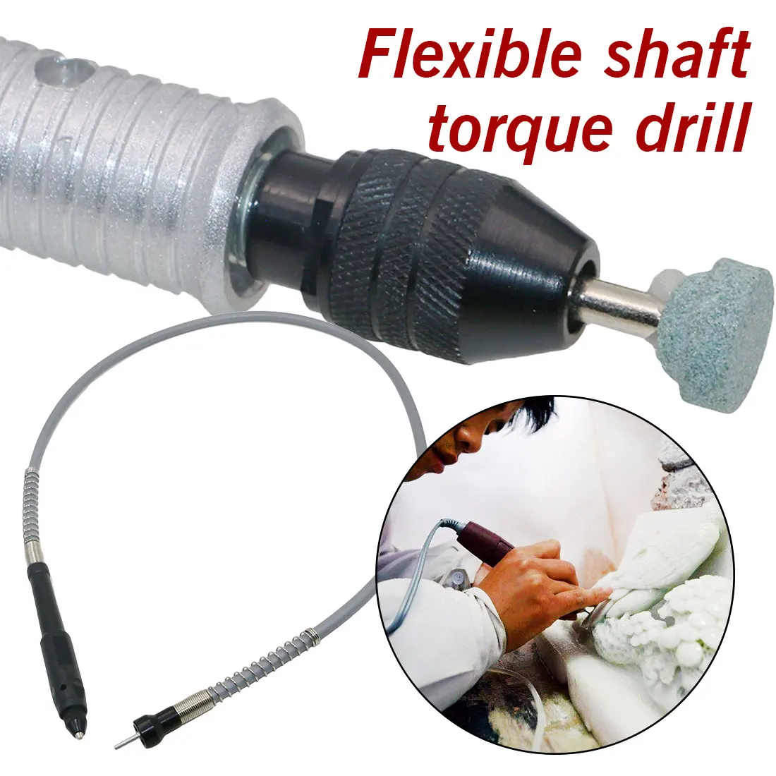 

1pcs Rotary Tool Rotary Grinder Tools Flexible Flex Shaft Fits Dremel Drill Polishing Machine