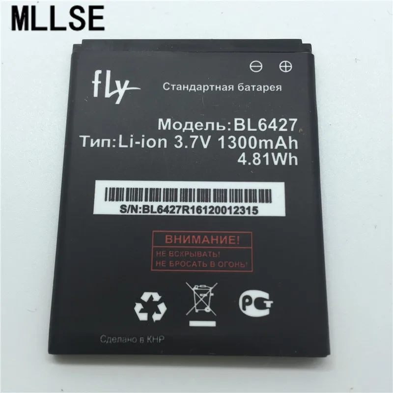 MLLSE 1300 мАч BL6427 батарея для Fly FS407 STRATUS 6 BL6427 батарея мобильного телефона