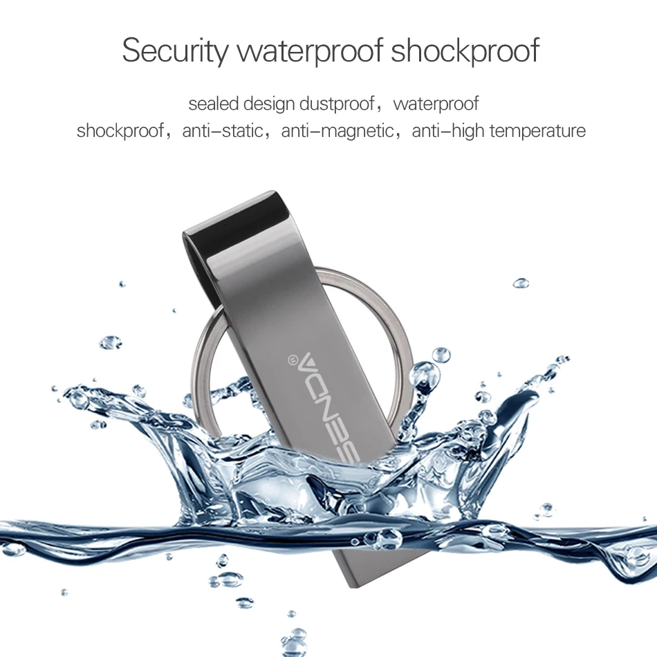 WANSENDA брелок USB флеш накопитель водонепроницаемый 4 ГБ 8 16 32 64 Флешка 2 0 карта памяти