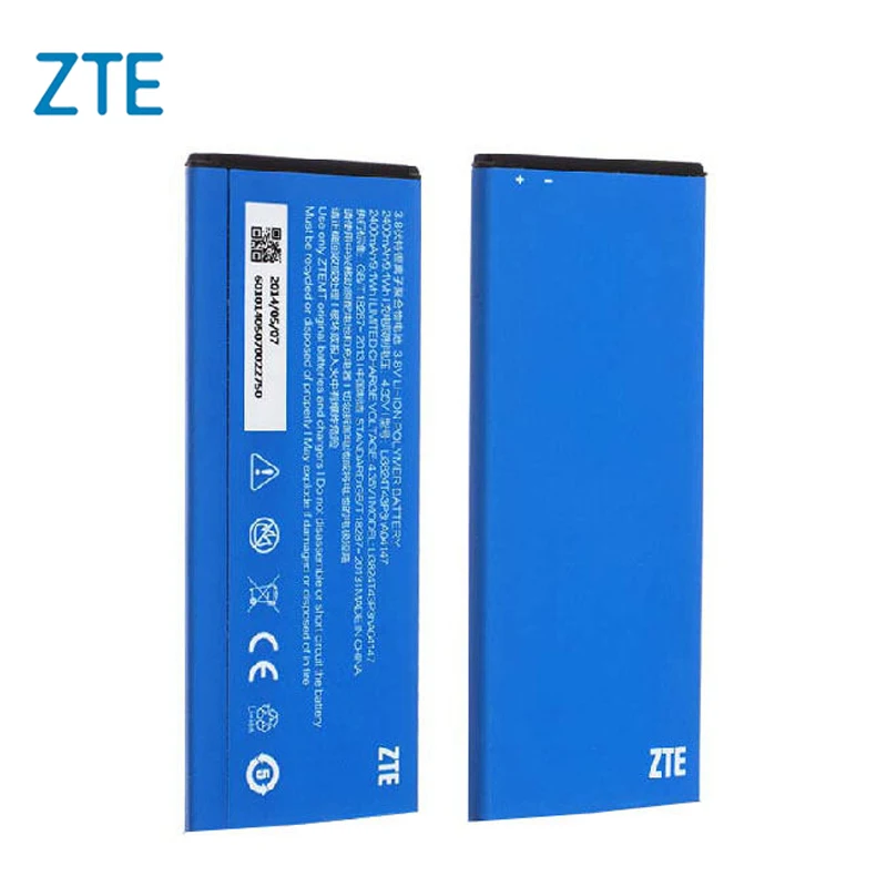 

Original ZTE LI3824T43P3HA04147 phone battery For ZTE Blade HN V993W V5 V5S N918ST U9180 V9180 N9180 Red Bull 2400mAh