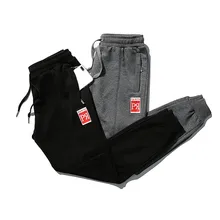 Новинка, модный спортивный костюм, Мужские штаны, хлопковые мужские штаны для спорта, штаны для спортзала, одежда размера плюс M-4XL