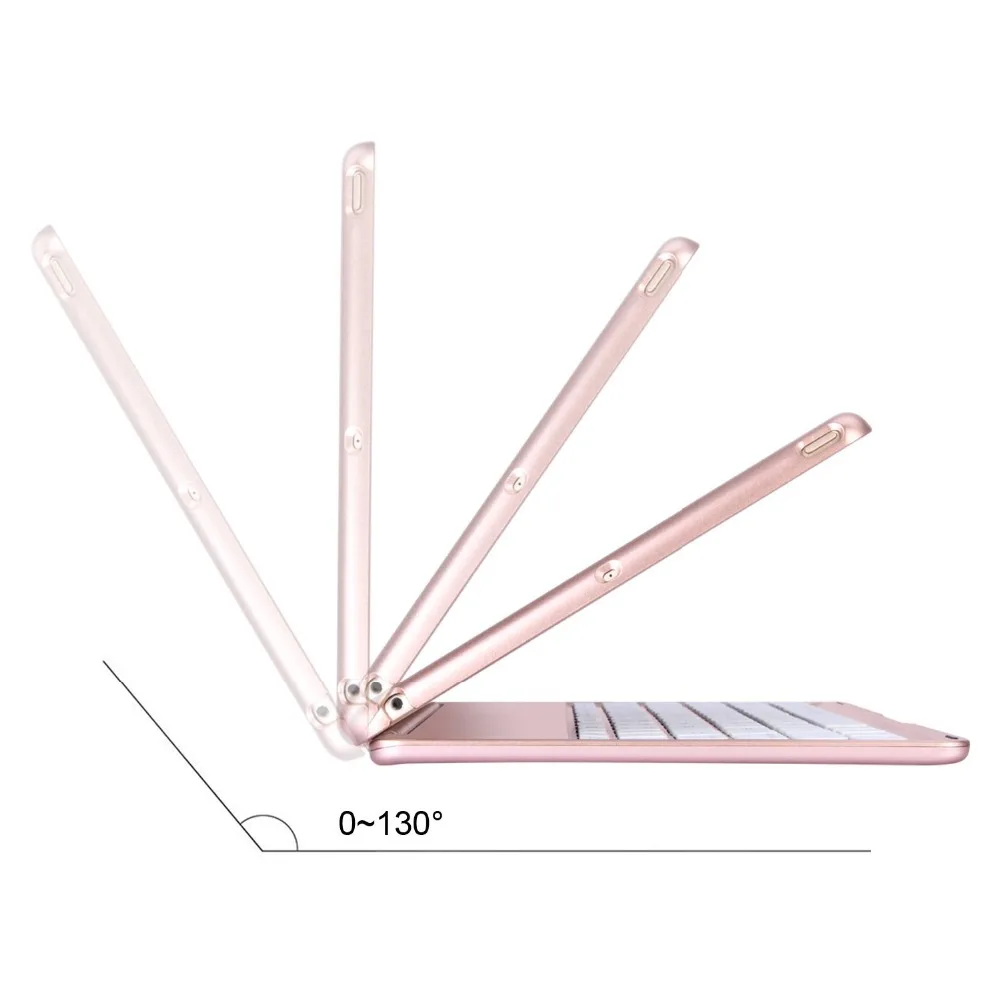 Чехол для планшетов с Bluetooth Съемная Тихая клавиатура чехол для iPad / Pro 9,7 Air 1 и 2