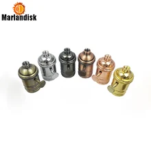 E26/E27 бамперы для ламп Ретро свет разъем Винтаж металлический держатель для лампы, винт медный ламповый патрон, 4 модели на выбор(PG-50