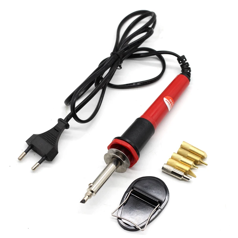 Wood Pyrography Tool Set 220V 30W Wood Burning Pen Set Soldering Iron Pencil Tool Set