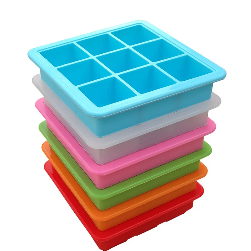 Baby Food Freezer Tray Watertight Lid Containers Ingredients Storage Freezer