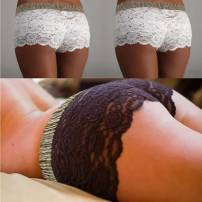 

New Sexy Women Lace Panties Lingerie Boxer Briefs Underwear Briefs Knickers