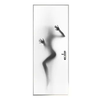 

Woman Self-Adhesive Door Stickers Wallpaper For Living Room Bedroom Door Wallpaper Art Wall Decals Mural Sticker