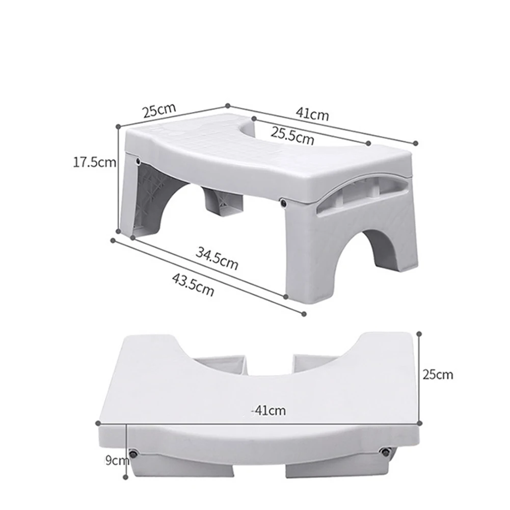 Домашний приседающий для детей пластиковый складной табурет для унитаза горшок для ванной комнаты Нескользящая ножка портативный Круглый Многофункциональный