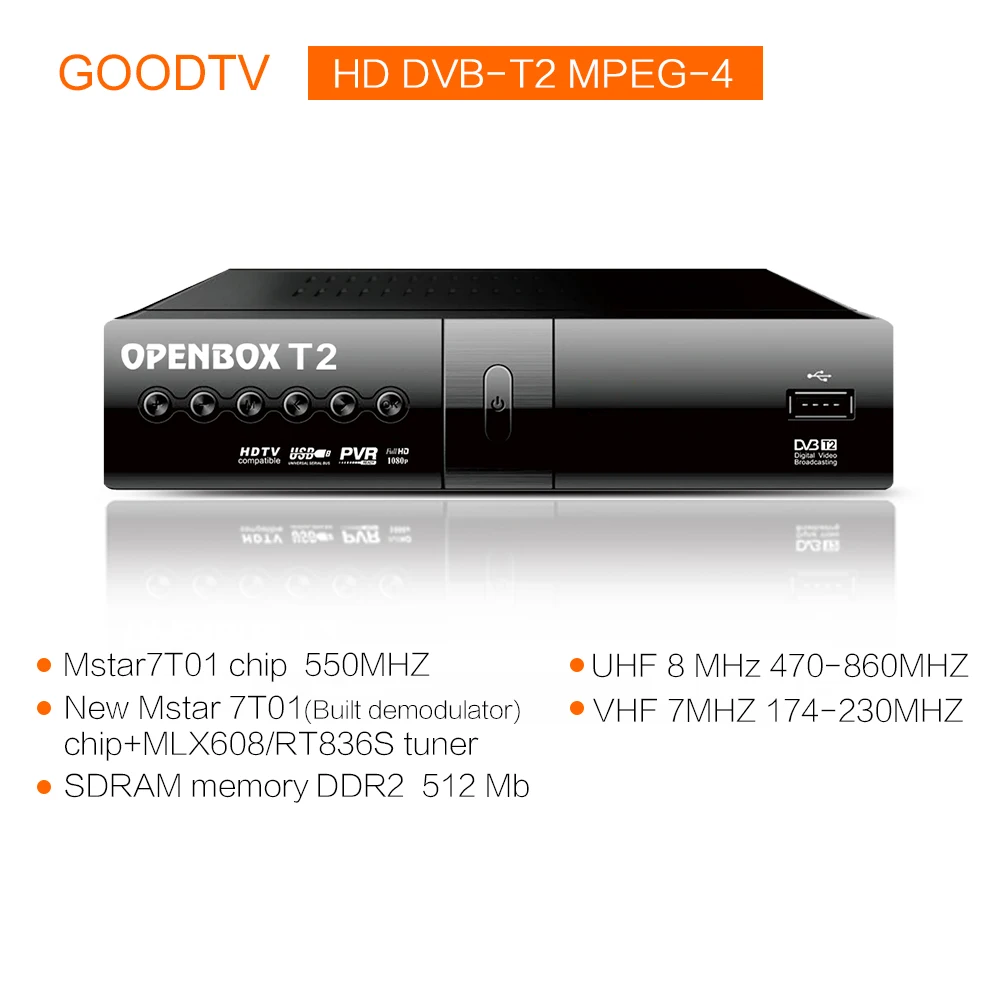  Digital TV Receiver OPENBOX DVB T2 HD Set-top Box Television Set MPEG-4 USB DVB-T2 Smart TV Box LED