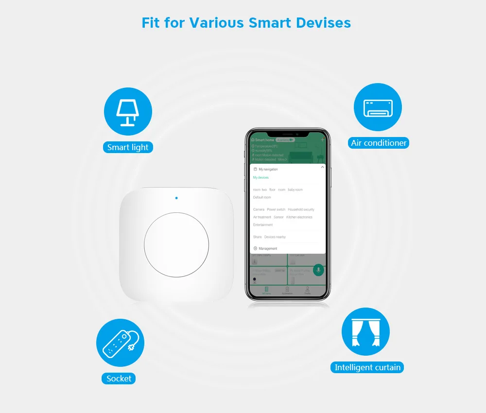 AQara WXKG12LM беспроводной умный переключатель интеллектуальное приложение дистанционное управление/дверной звонок для умных устройств Xiaomi Mi дома