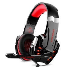 KOTION EACH G9000 Игровые наушники гарнитура наушники 3,5 мм игра с микрофоном светодиодный светильник для ноутбука планшета/мобильных телефонов/iPad/ПК/ноутбука