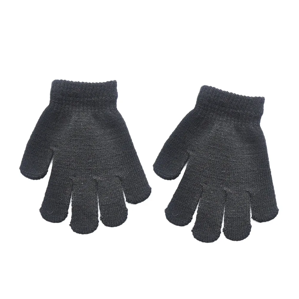 

Fashion Toddler Kids Gloves Mittens For Girls Boys Knitted Gloves Solid Outdoor Winter Keep Warm Wool Gloves Children Kids C10