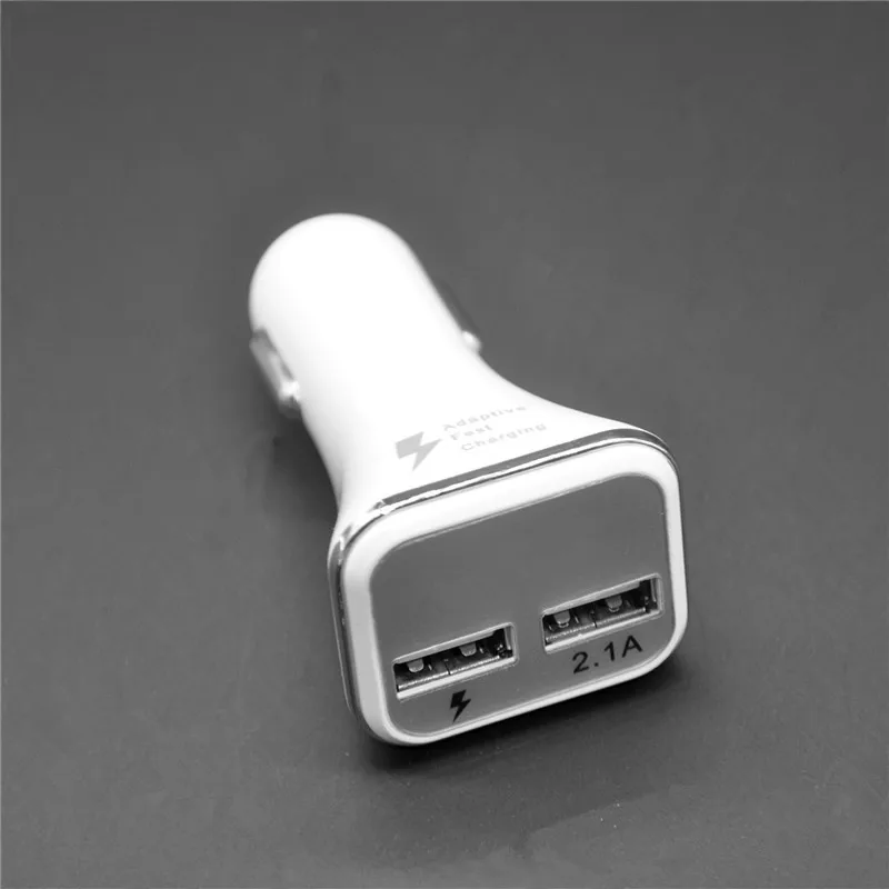  100% 5V 2A / 9V 1.67A fast charger Auto Universal Dual USB Car adapter Charger Lighter Slot for Samsung Note4 5 S6 S6 edge 