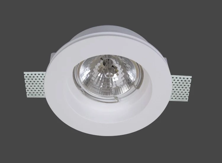 Trimless технологическая линия, светильники направленного света, встроенный гипс потолочная лампа с AR111 светодиодный лампы, установленный