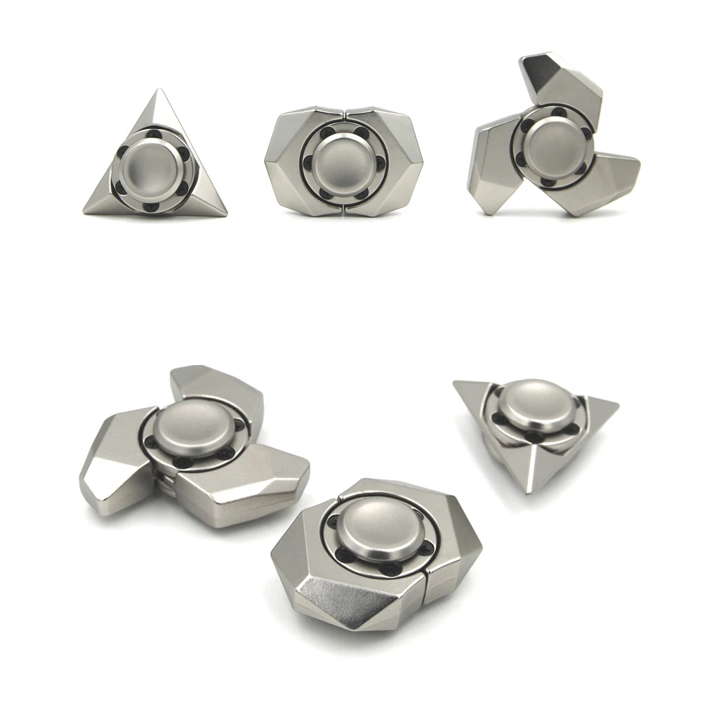 

6 Modulars in One Set Combination Hand Fidget Finger Spinner Spinning Top Gryo Toys