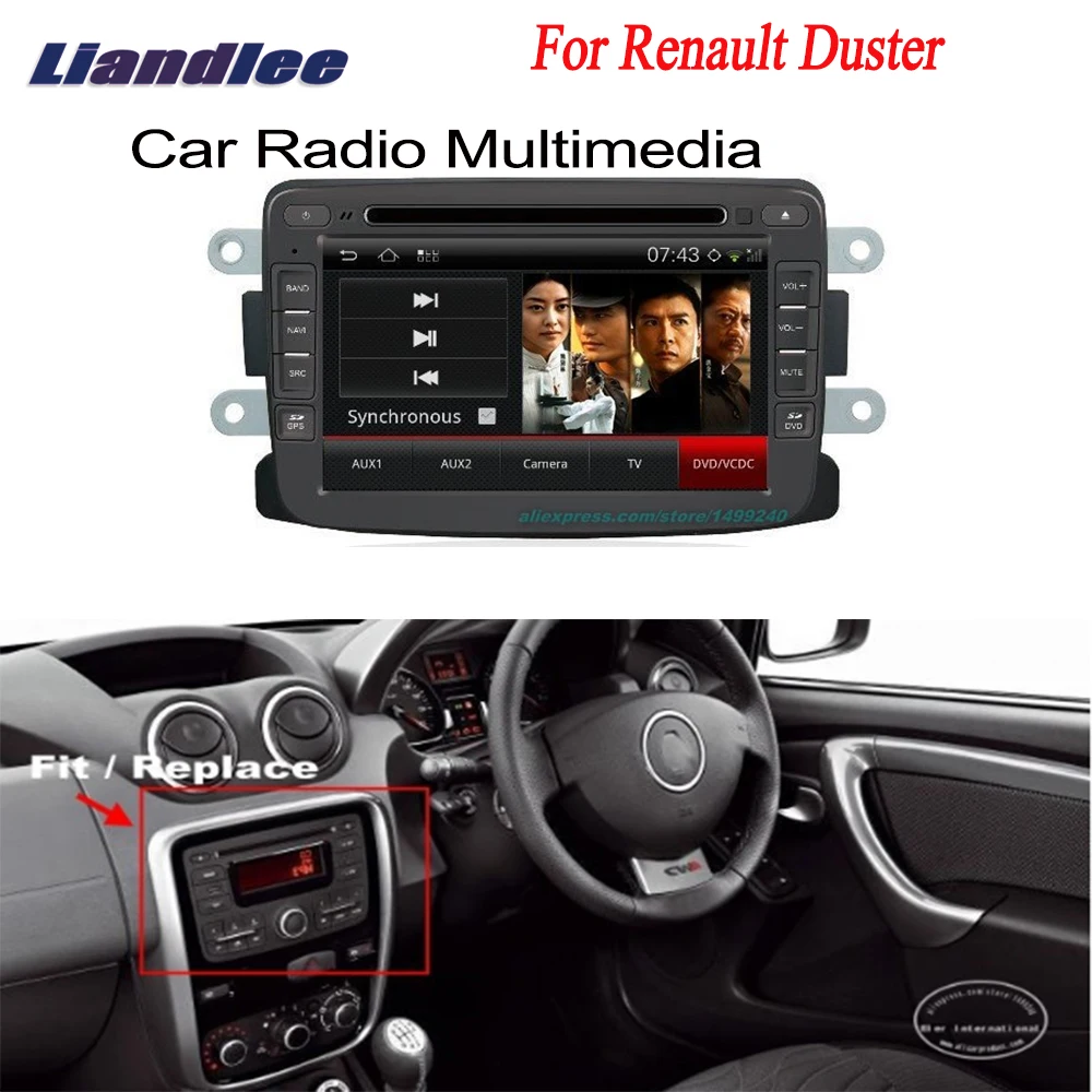 Liandlee For Renault Duster 20102015 Car Android GPS Navigation Radio